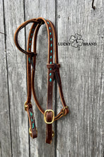 Load image into Gallery viewer, One ear buckle end with throat latch