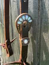 Load image into Gallery viewer, One ear tie end - turquoise opal buckle
