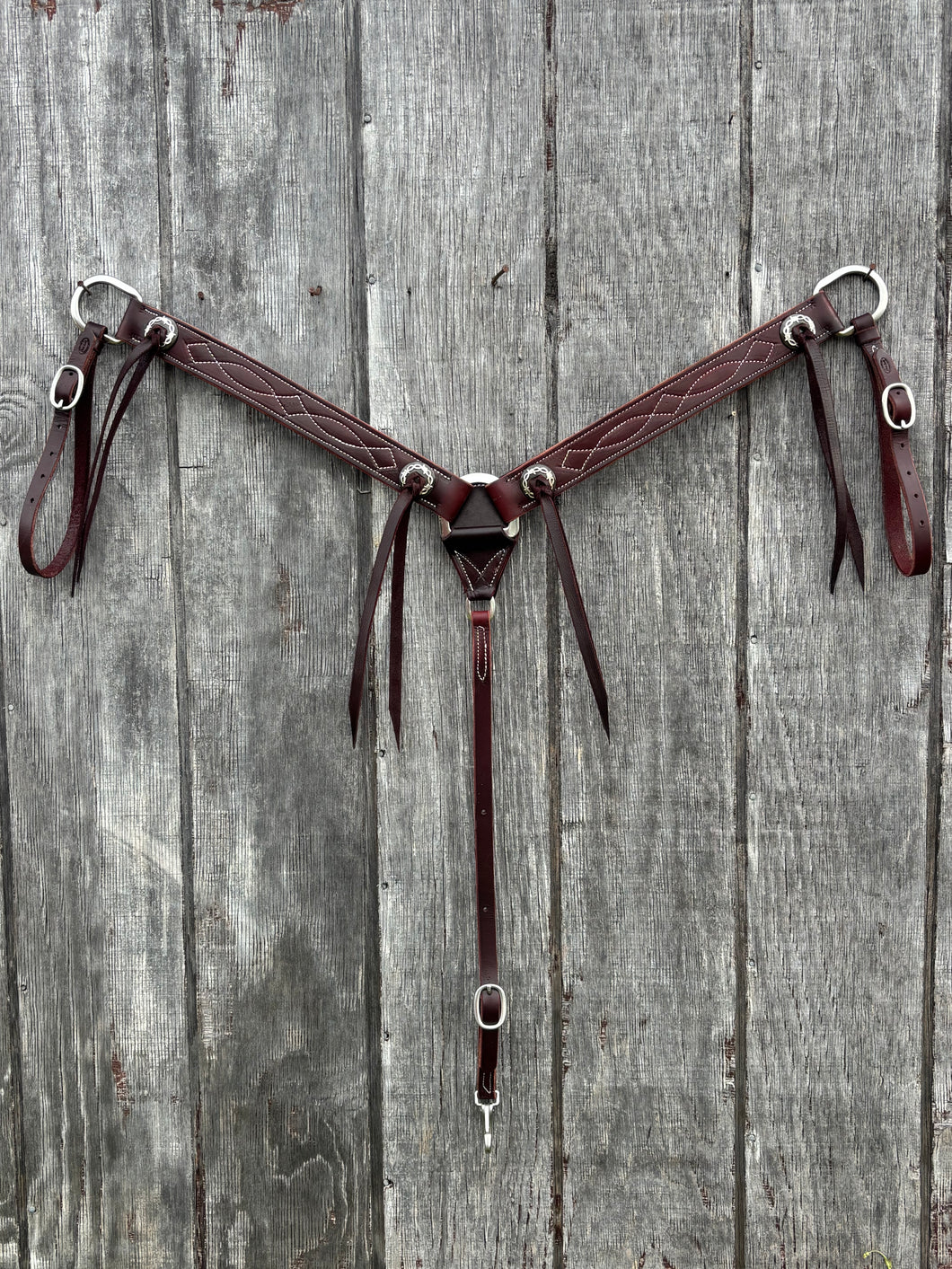 Gunfighter stitched breast collar