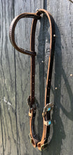 Load image into Gallery viewer, One ear - floral turquoise buckle
