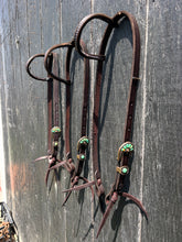 Load image into Gallery viewer, Chocolate one ear - green marble buckle
