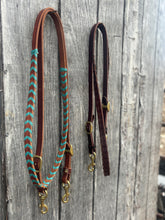 Load image into Gallery viewer, Color laced single reins
