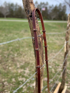 Knotted Leather Reins